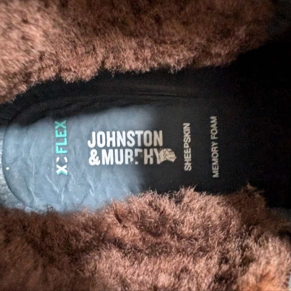 Johnston & Murphy XC Flex® Cody Plain Toe Shearling Brown Boot..9M - Picture 7 of 10
